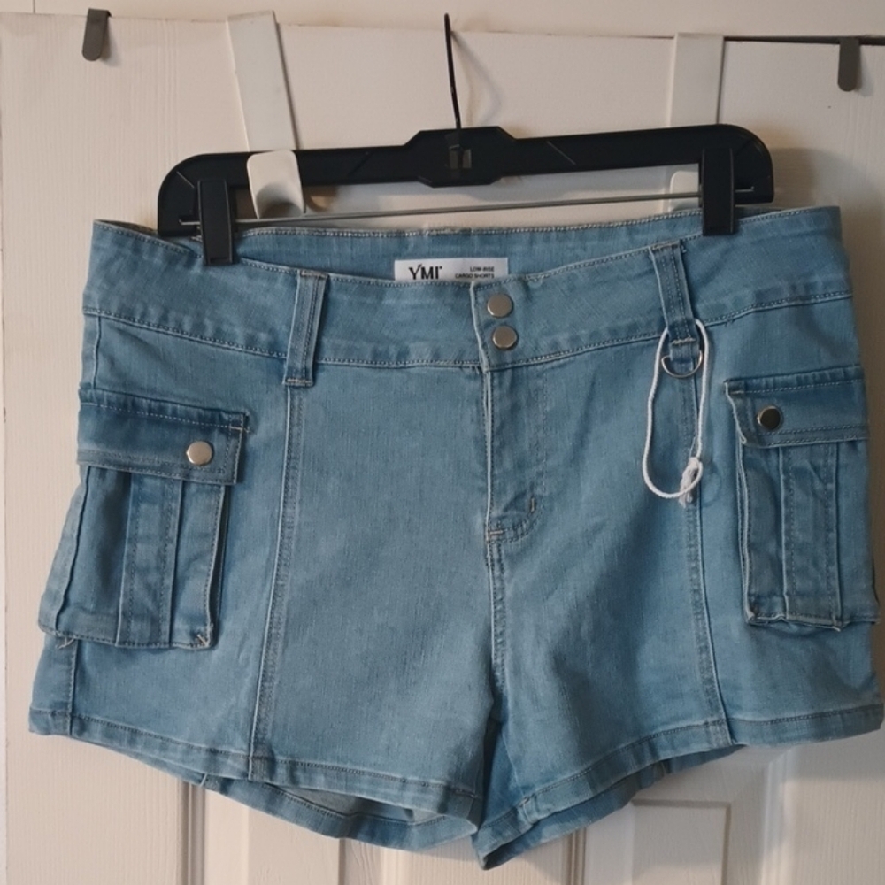 YMI Women's Blue Denim Shorts